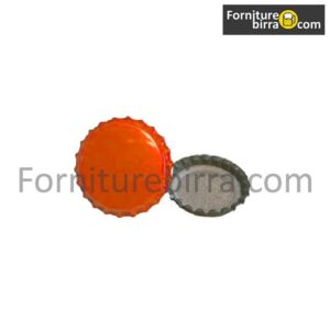 Tappi corona d. 29mm Colore arancio 200pz