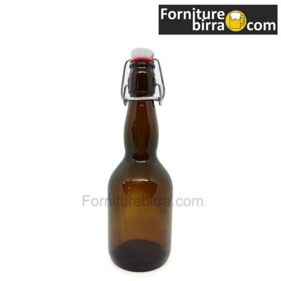 Bottiglia Pub 50cl ambraTC 29 20Pz tappi porcellana